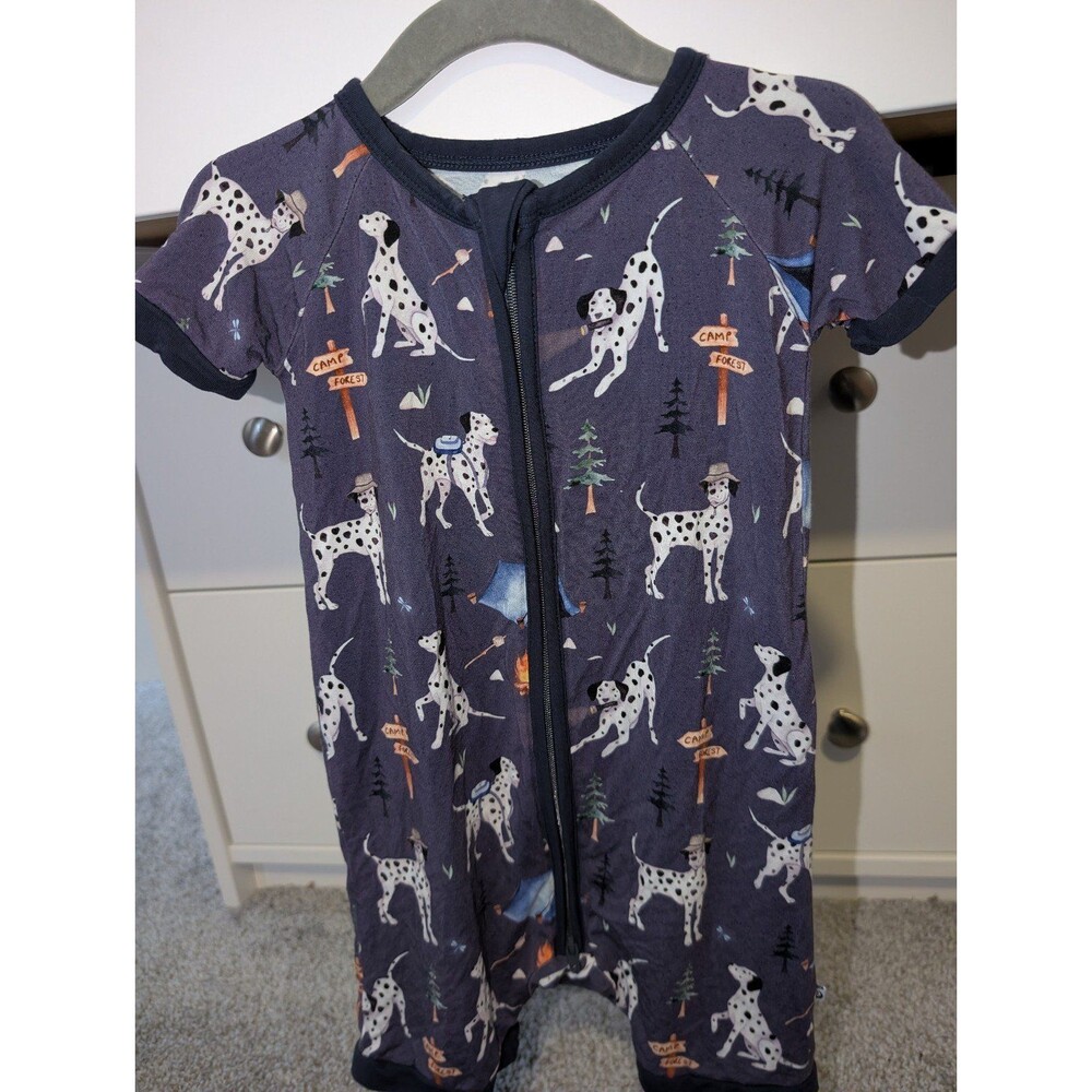 Big Dreams Little Jammies / Jammie Session Ruffin It Shorty 18-24 - Picture 3 of 4